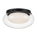Matteo Lighting - M15703MB - Three Light Flush Mount - Caspian - Matte Black