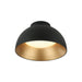 Matteo Lighting - M17416MB - One Light Flush Mount - Zenith - Matte Black