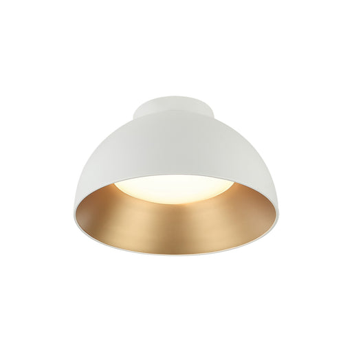 Zenith One Light Flush Mount Matte White
