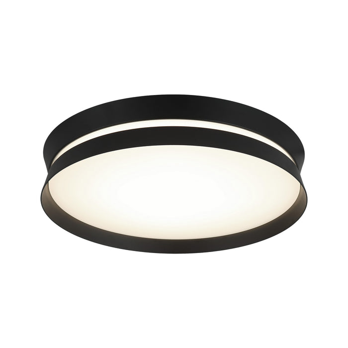 Matteo Lighting - M18816MB - One Light Flush Mount - Greyson - Matte Black