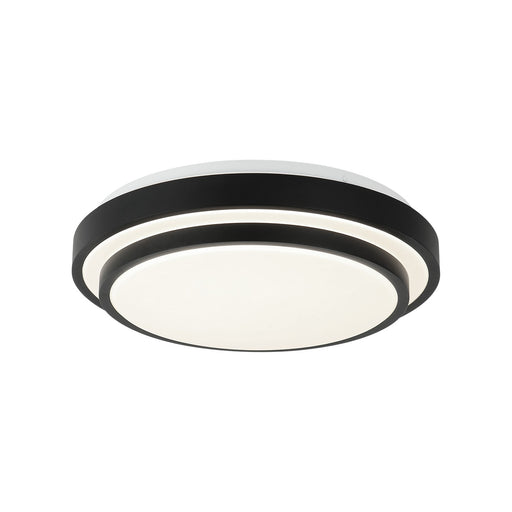 Helix One Light Flush Mount Matte Black