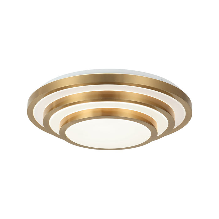 Matteo Lighting - M18919AG - One Light Flush Mount - Helix - Aged Gold Brass