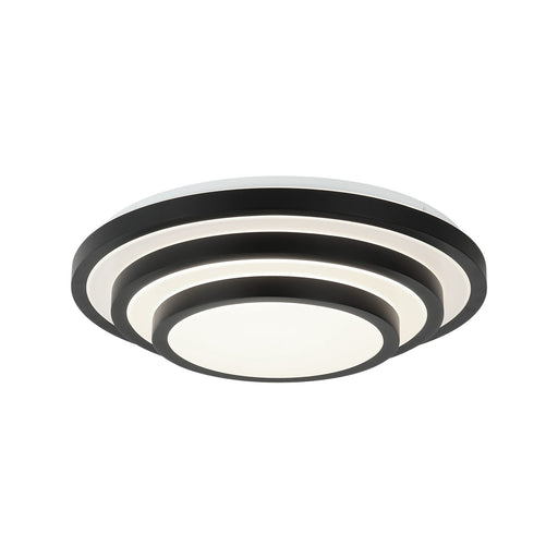 Helix One Light Flush Mount Matte Black