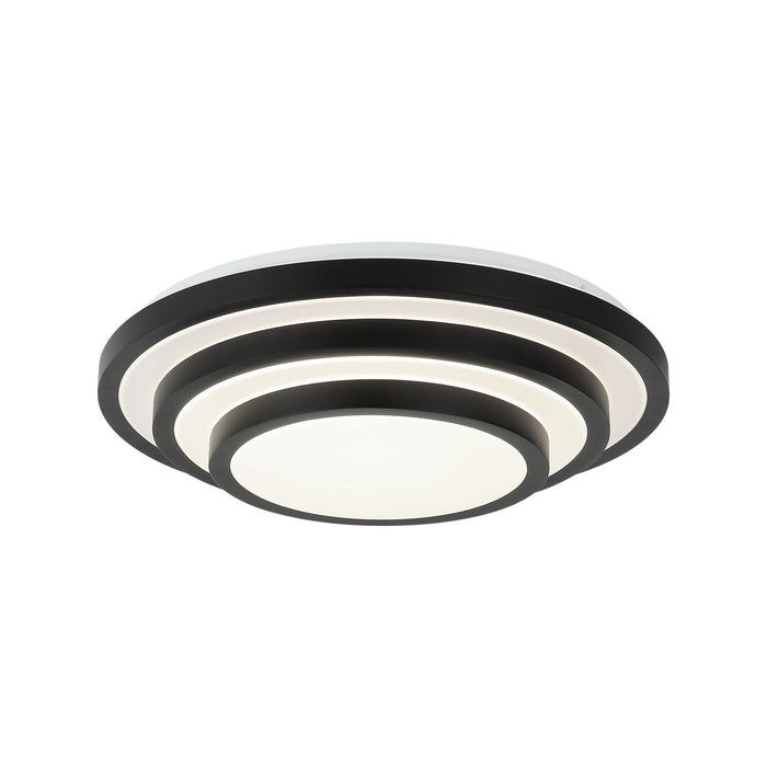 Matteo Lighting - M18919MB - One Light Flush Mount - Helix - Matte Black