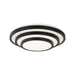 Matteo Lighting - M18919MB - One Light Flush Mount - Helix - Matte Black