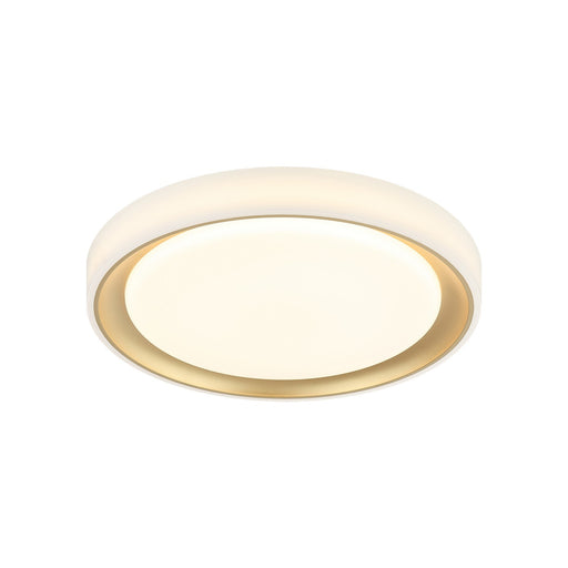 Oculus One Light Flush Mount Gold
