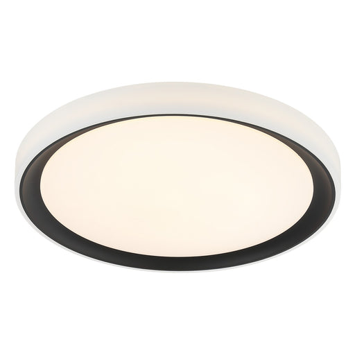 Matteo Lighting - M19019BK - One Light Flush Mount - Oculus - Black