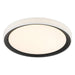 Matteo Lighting - M19019BK - One Light Flush Mount - Oculus - Black