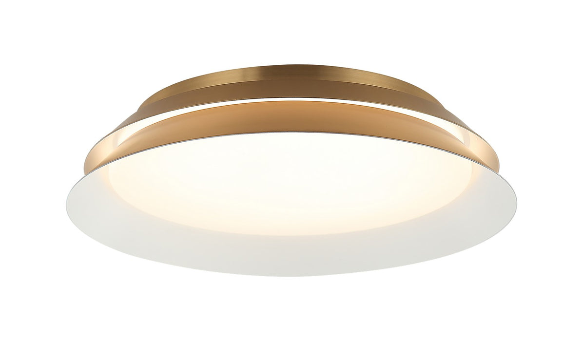 Matteo Lighting - M19114AG - LED Wall Sconce - Dahlia - Aged Gold Brass