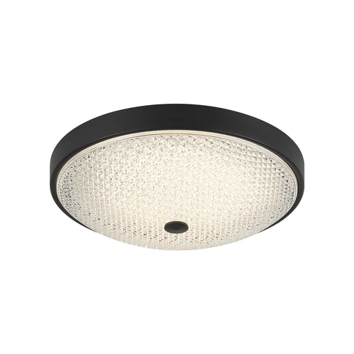 Bella One Light Flush Mount Matte Black