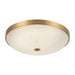 Matteo Lighting - M19316AG - One Light Flush Mount - Bella - Aged Gold Brass