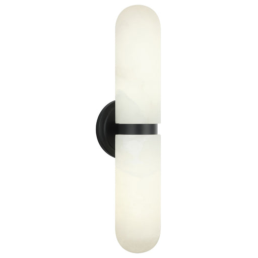 Capsula Two Light Wall Sconce Matte Black