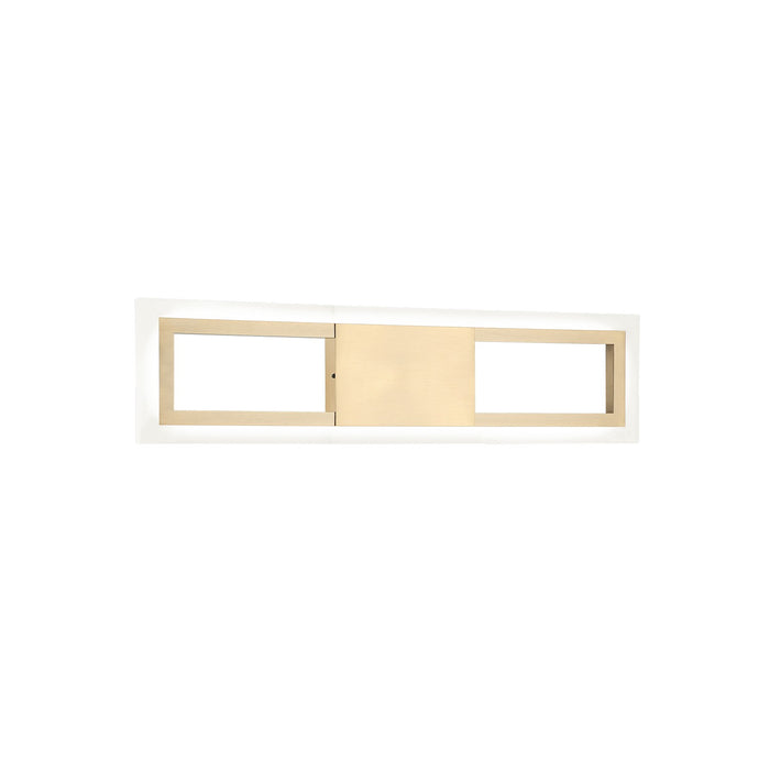Matteo Lighting - S02518AG - One Light Wall Sconce - Valance - Aged Gold Brass
