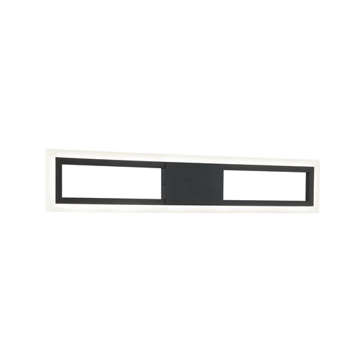 Valance One Light Wall Sconce Matte Black