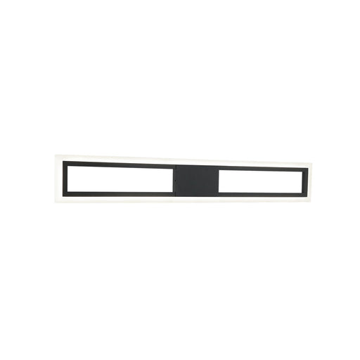 Valance One Light Wall Sconce Matte Black