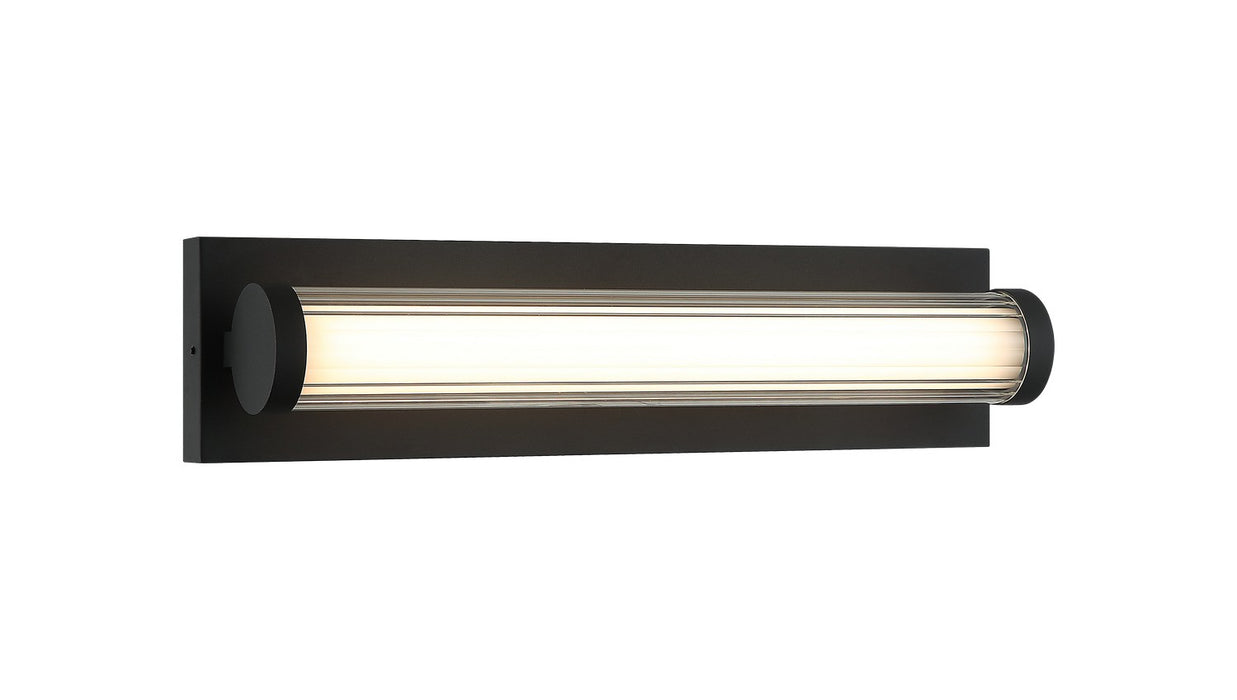 Matteo Lighting - S08318MB - One Light Wall Sconce - Athena - Matte Black