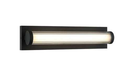 Athena One Light Wall Sconce Matte Black