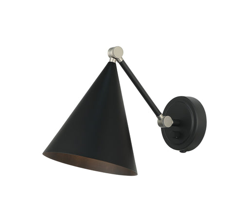 Pearson One Light Wall Sconce Matte Black