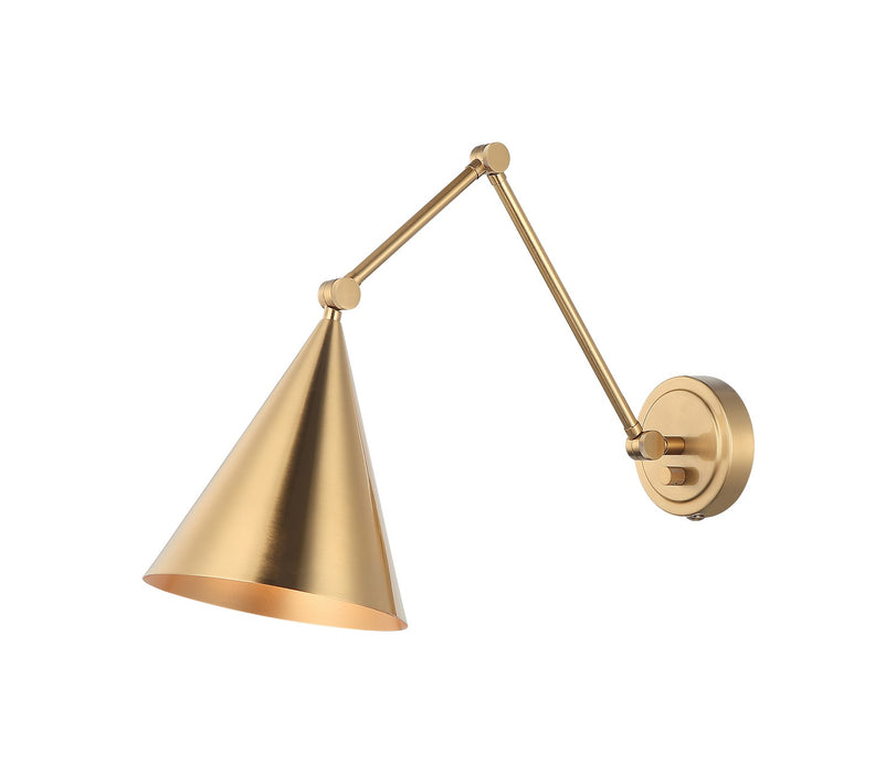 Matteo Lighting - S16521AG - One Light Wall Sconce - Pearson - Aged Gold Brass
