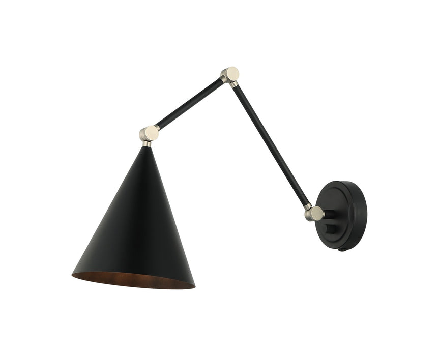 Matteo Lighting - S16521MB - One Light Wall Sconce - Pearson - Matte Black