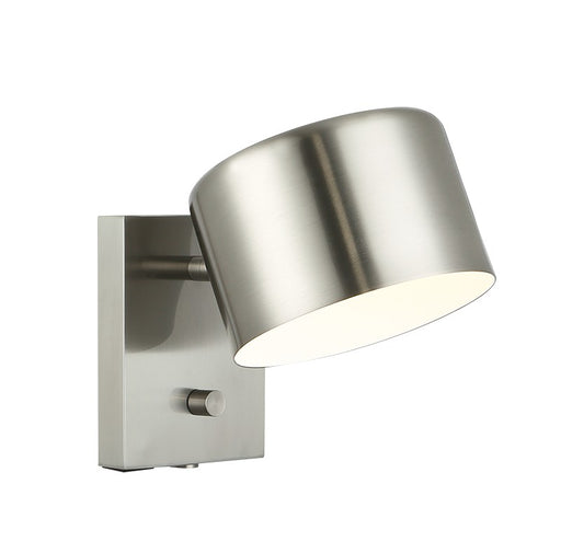 Clinton One Light Wall Sconce Brushed Nickel