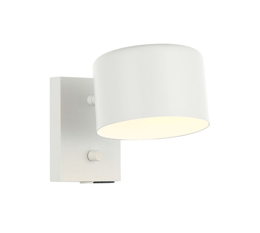 Clinton One Light Wall Sconce White