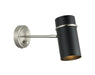 Matteo Lighting - S17711BNMB - One Light Wall Sconce - Cilindro - Brushed Nickel & Matte Black