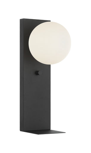 Stanley One Light Wall Sconce Matte Black