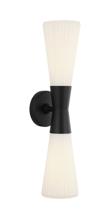 Matteo Lighting - S18112MB - Two Light Wall Sconce - Jameson - Matte Black