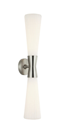 Jameson Two Light Wall Sconce Brushed Nickel