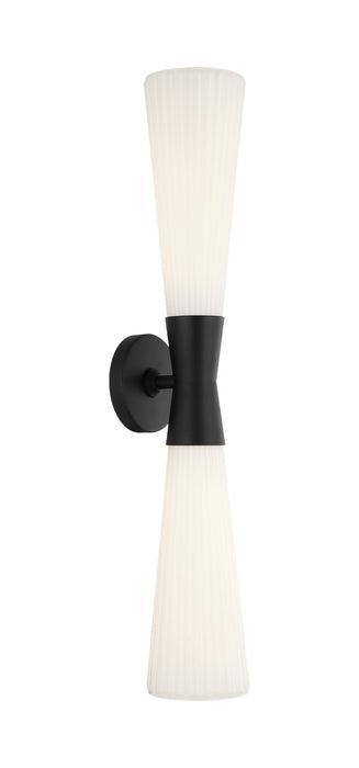 Matteo Lighting - S18122MB - Two Light Wall Sconce - Jameson - Matte Black