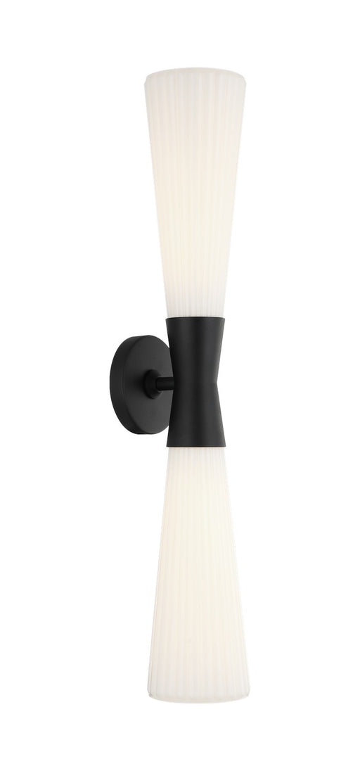 Matteo Lighting - S18122MB - Two Light Wall Sconce - Jameson - Matte Black