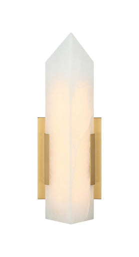 Rigio LED Wall Sconce Aged Gold Brass
