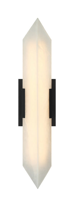 Matteo Lighting - S18724MB - LED Wall Sconce - Rigio - Matte Black