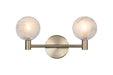 Matteo Lighting - W33802CG - Two Light Wall Sconce - Cloudburst - Champagne Gold