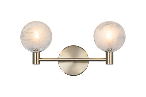 Matteo Lighting - W33802CG - Two Light Wall Sconce - Cloudburst - Champagne Gold
