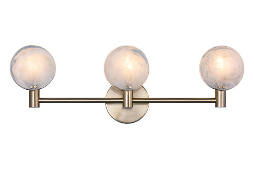 Cloudburst Three Light Wall Sconce Champagne Gold
