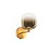 Matteo Lighting - W37401AGAG - One Light Wall Sconce - Refrax - Aged Gold Brass