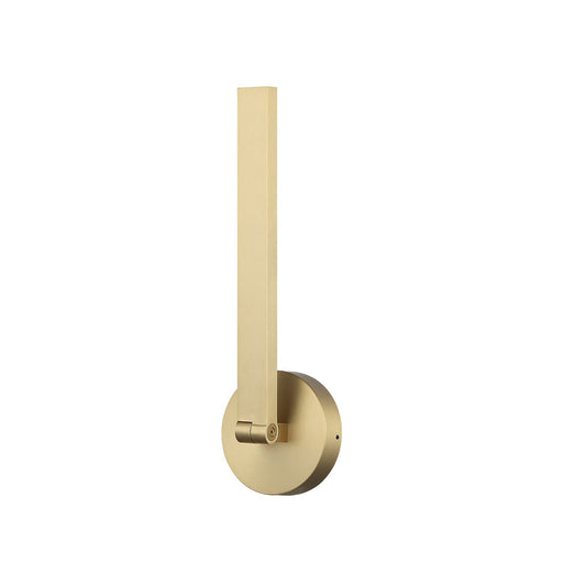 Archie One Light Wall Sconce Brushed Gold