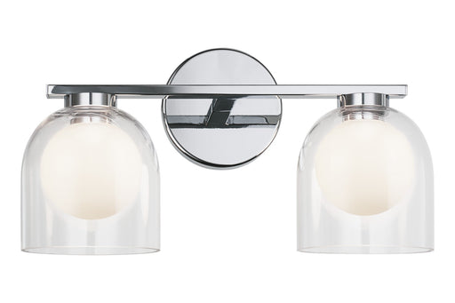 Derbishone Two Light Vanity Chrome
