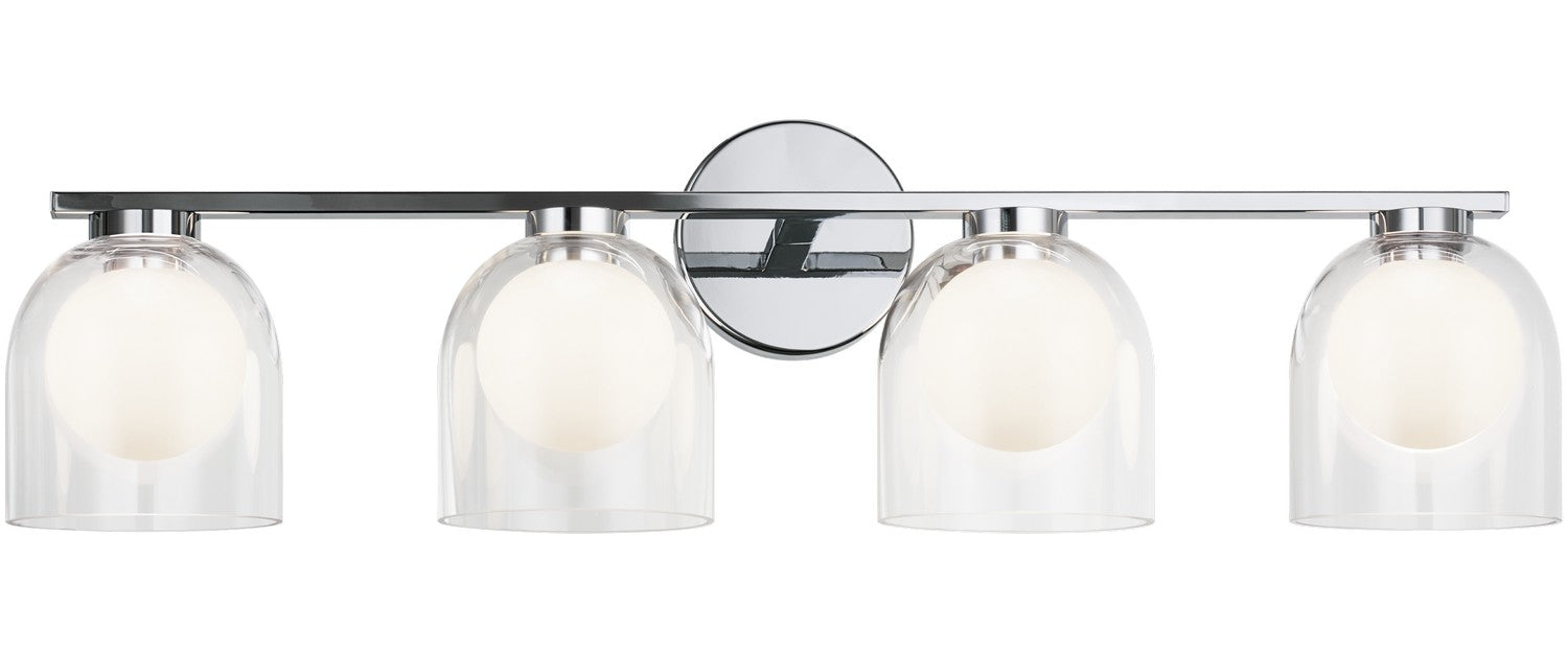Matteo Lighting - W60704CHCL - Four Light Vanity - Derbishone - Chrome