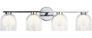 Matteo Lighting - W60704CHCL - Four Light Vanity - Derbishone - Chrome