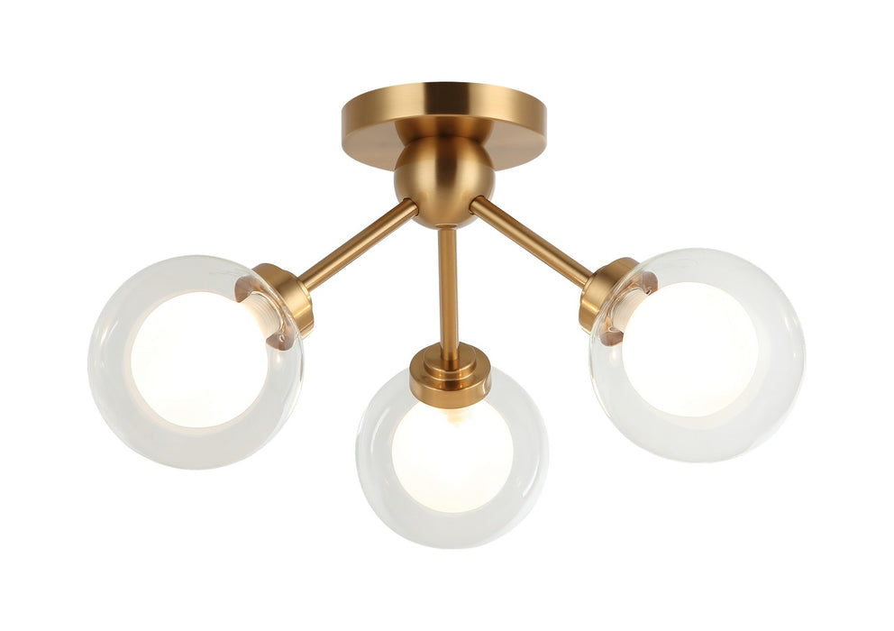 Matteo Lighting - X33003AG - LED Chandelier - Solaris - Aged Gold Brass