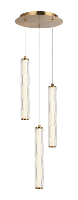 Matteo Lighting - C31803AG - LED Pendant - Ripley - Aged Gold Brass