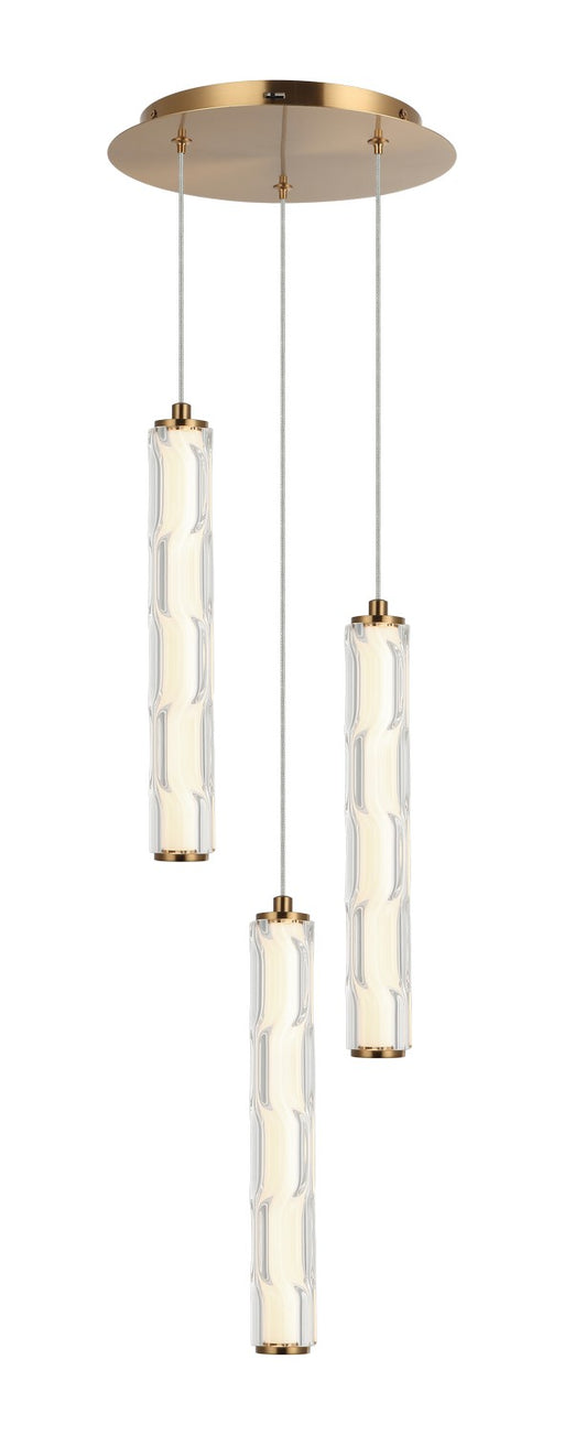 Matteo Lighting - C31803AG - LED Pendant - Ripley - Aged Gold Brass
