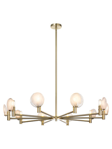 Cloudburst Ten Light Pendant Champagne Gold