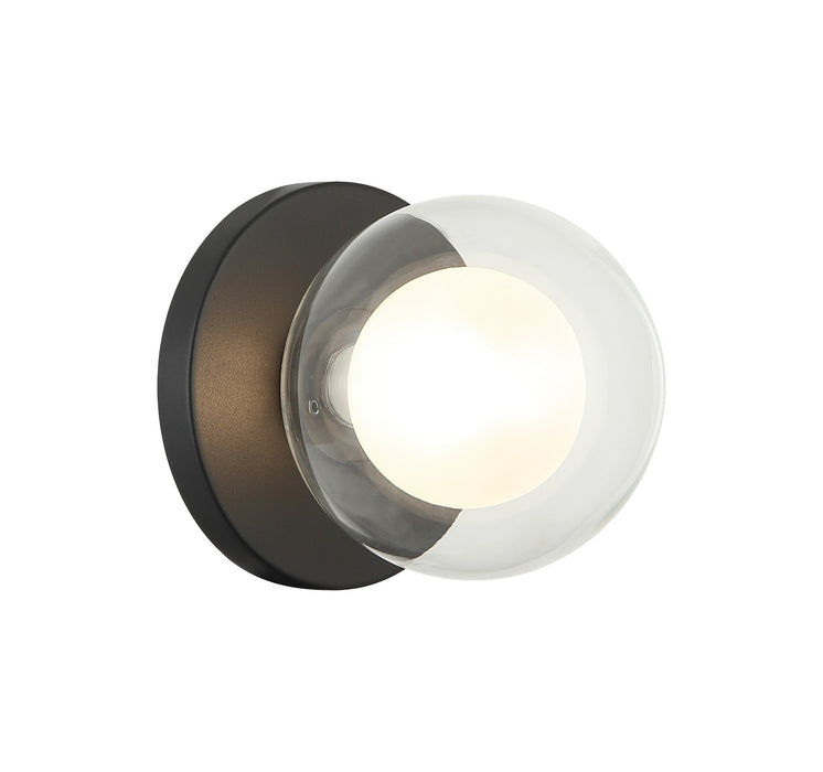 Matteo Lighting - WX33001MB - LED Wall Sconce/Ceiling Mount - Solaris - Matte Black