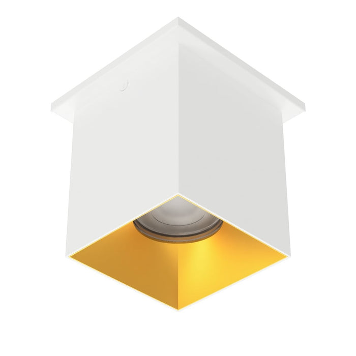 W.A.C. Lighting - C4ST-NCS-WTGL - LED Flush Mount - Zoron - White/Gold