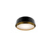W.A.C. Lighting - FM-20512-30-BK/AB - LED Flush Mount - Salvo - Black/Aged Brass
