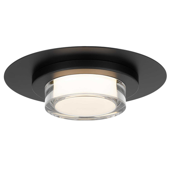 Alteck - AFM0012-3CCT-W-BK - LED Flush Mount - Plate - Sand Black